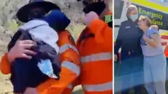 هذه هي اللحظة التي التقى الصبي، المصاب بالتوحد، فيها بوالدته.