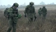 Российские саперы в Нагорном Карабахе