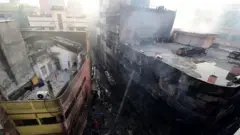 Dhaka'da yangın