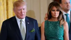 ડોનાલ્ડ ટ્રમ્પ અને મૅલેનિયા ટ્રમ્પ