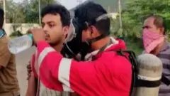 एलजी पॉलिमर्स प्लांट से केमिकल गैस लीक