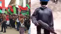 Ndị otu Ipob na nwata ji uwe ESN bu egbe
