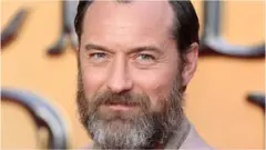 Jude Law attended the London premiere of Fantastic Beasts: The Secrets Of Dumbledore last month