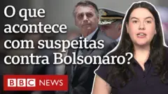 A repórter Julia Braun, foto de Bolsonaro e o texto: o que acontece com suspeitas contra Bolsonaro?