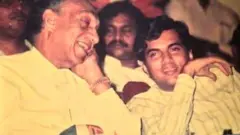 තරුණ රනිල් සහ ජනාධිපති ජේ ආර් ජයවර්ධන