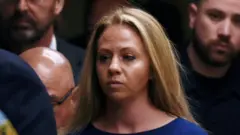 Amber Guyger en el tribunal