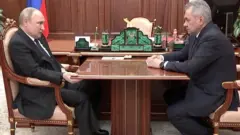 Rencontre entre Vladimir Poutine et son ministre de la défense
