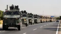 Ingabo za Turkiya zitegura igitero mu buraruko bwa Syria