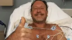 Michael Packard in hospital, 11 June 2021