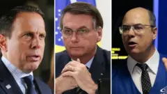 João Doria, Jair Bolsonaro, Wilson Witzel