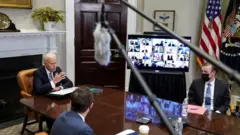 Biden em foto de 12 de abril