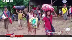ညောင်လေးပင်မှာ လူ ၁၀၀၀၀ ကျော် စစ်ရှောင်နေရ