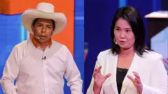 Pedro Castillo y Keiko Fujimori