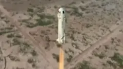 Image shows the rocket launch