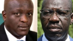 Omoregie Ogbeide-Ihama (Left) and Godwin Obaseki (Right)
