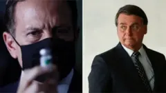 João Dória e Jair Bolsonaro