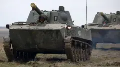 Ingabo z'Uburusiya zibandanya zikora imyimenyerezo ya gisirikare muri Crimea