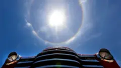 Un halo solar en La Habana