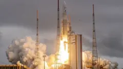 Launch of telescope