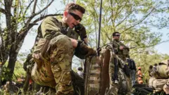 Soldado estadounidense en Colombia