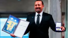 Bwana Abiy avuga ko atakoreraga iki gihembo