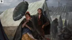 WWF's version of Goya's El quitasol (The Parasol)