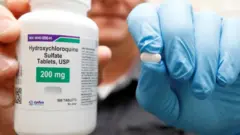 Medicamento hidroxicloroquina, em foto de 2020
