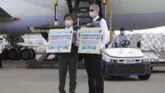 台灣疫情：美國捐贈250萬劑疫苗抵台 台灣感謝 中國批評