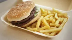 hamburger ve cips