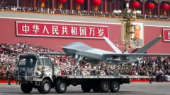 Armamento en el desfile militar de Pekín, 1 de octubre de 2019.