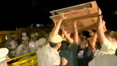 पहलवानों का प्रदर्शन