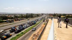 Madina Market for Accra afta di lockdown annoucement of March 28, 2020