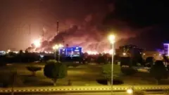 سعودی تیل تنصیبات پر حملہ