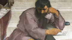 Heráclito y su tintero.