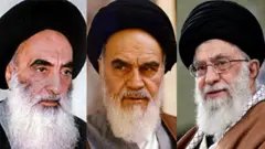 خامنہ ای، خمینی اور سیستانی