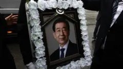 Funeral picture of Park Won-soon