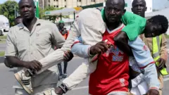 Wasu 'yan Shi'a a Abuja lokacin zanga-zanga