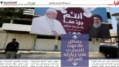 این سرمقاله تحت عنوان "پیام‌های رهبر خودکامه مسیحیان در سفر به عراق" منتشر شده است