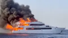 وفاة 3 بريطانيين جراء حريق في مركب بمدينة مرسى علم المصرية