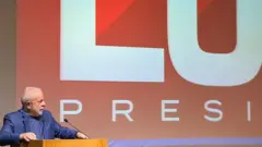 Lula durante discurso em Portugal