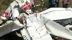 కూలిన విమానం