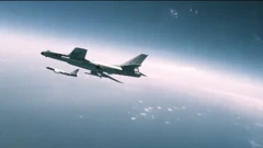 A screengrab from the PLA Airforce promotional video