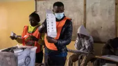 Counting dey go on and results dey expected over the weekend