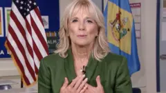 Jill Biden speaks at the Democratic National Convention