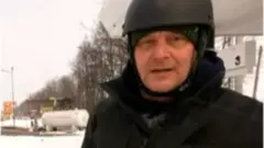 යුක්‍රේන සෙබළුන් සමග යුද්ධ පෙරමුණට ගිය BBC මාධ්‍යවේදියා