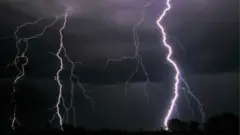 la foudre dans un orage
