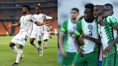 Ẹgbẹ agbabọọlu Super Eagles ati Black Stars ti Ghana