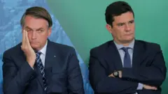 Jair Bolsonaro e Sergio Moro