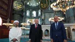 اردوغان در ایاصوفیه