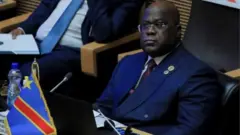 Aworan aarẹ Félix Tshisekedi